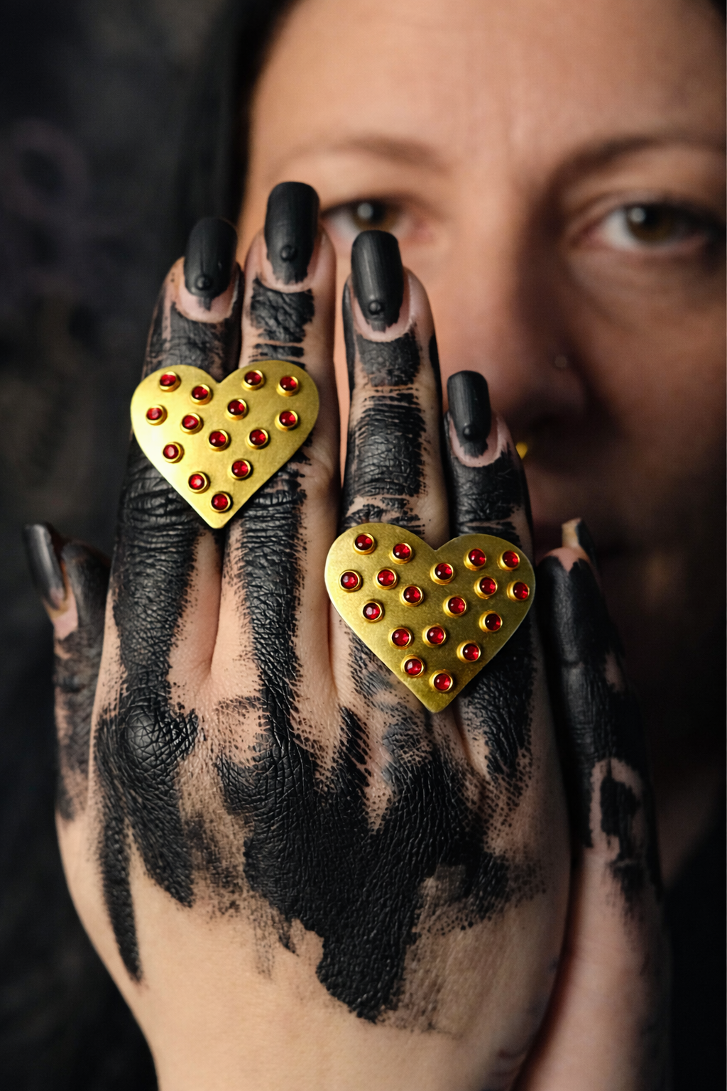 Orecchini Heart Polka