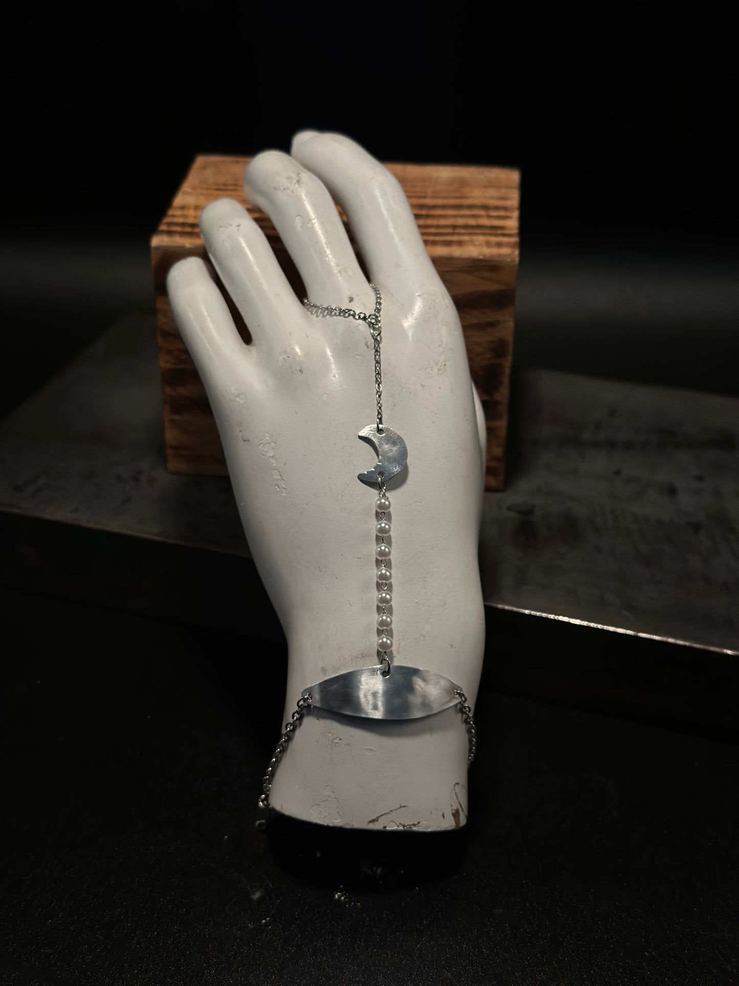 Baciamano color argento