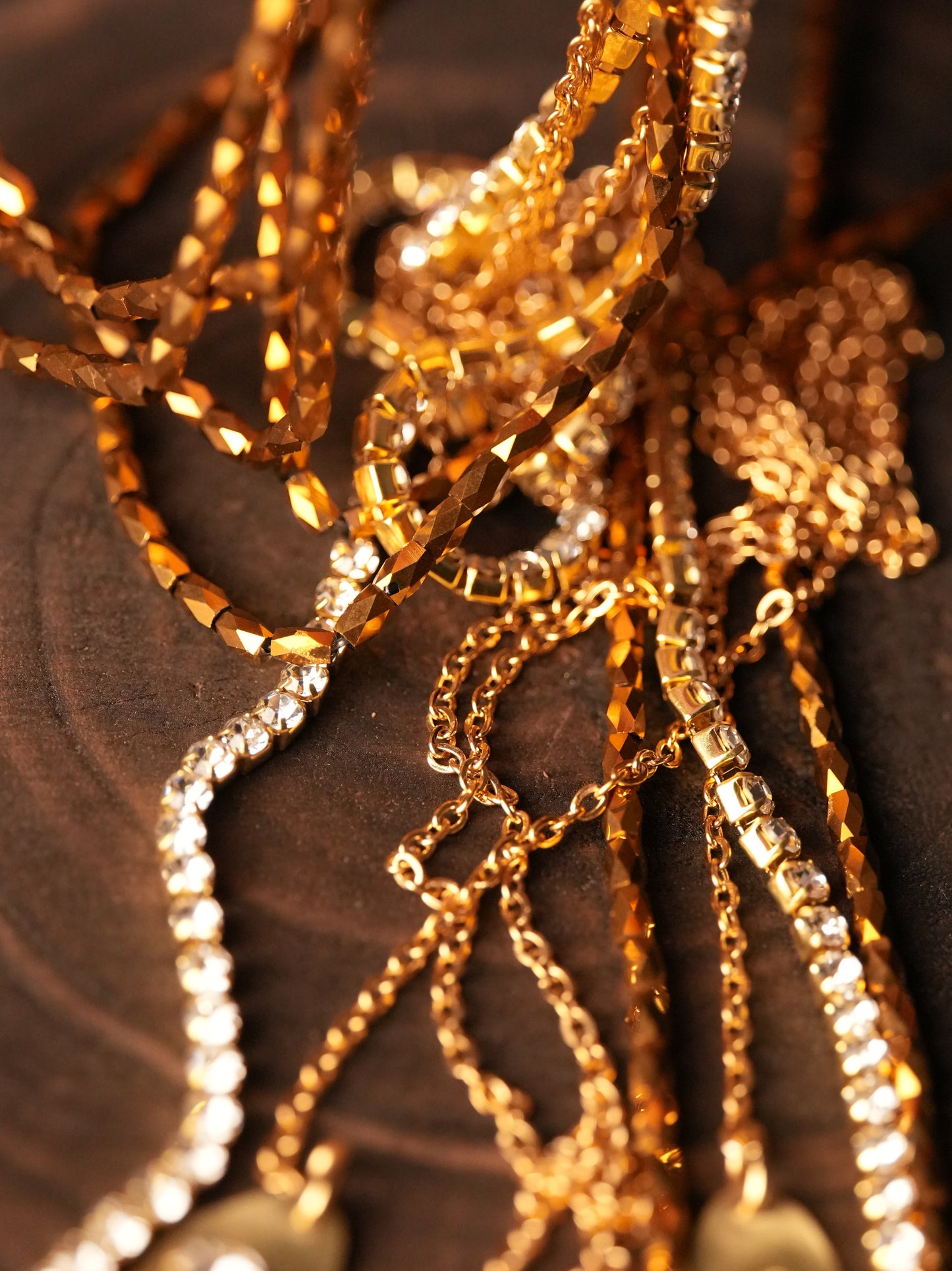 Head chain Curly hair