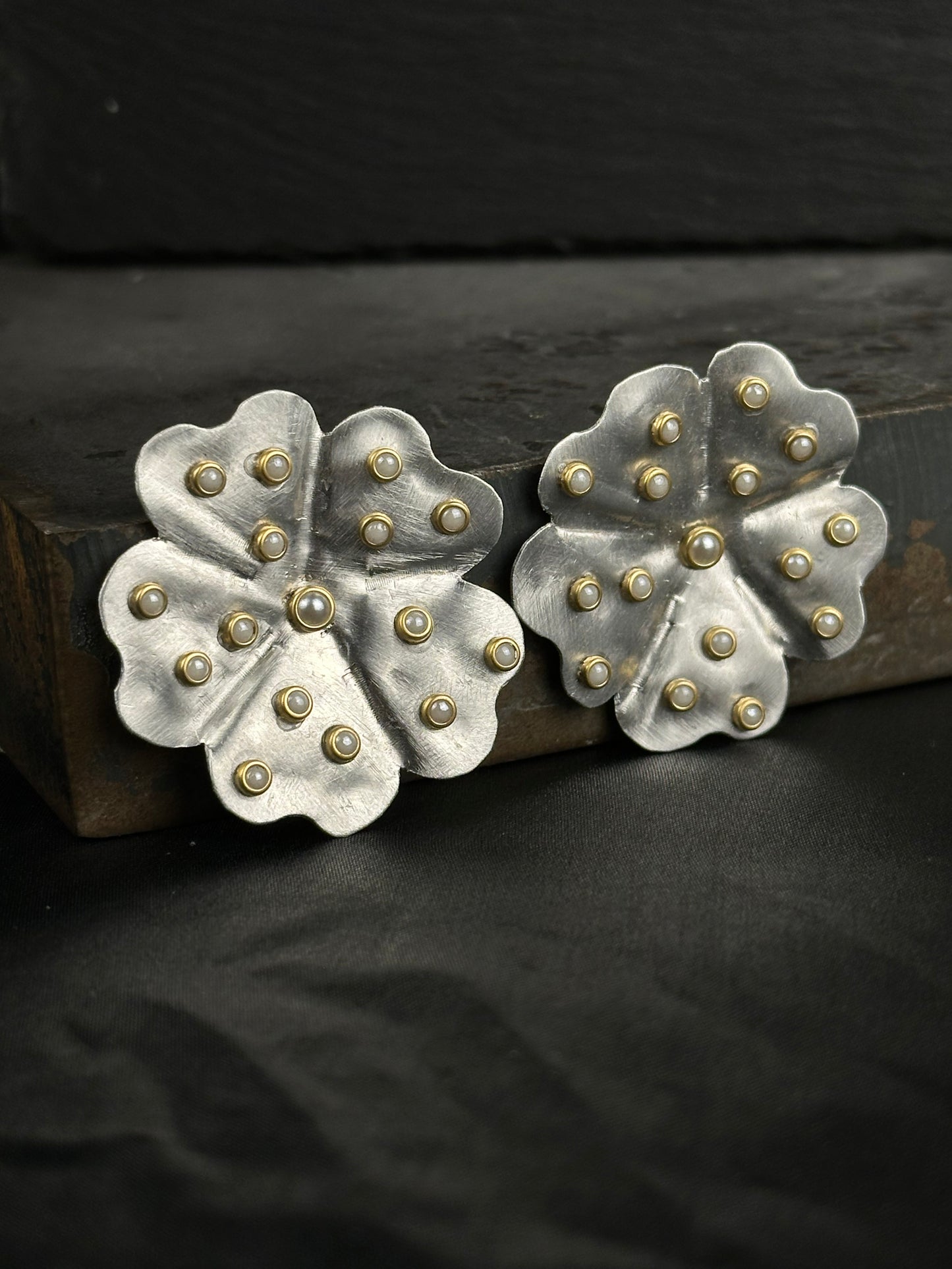 Orecchini Flowers Polka