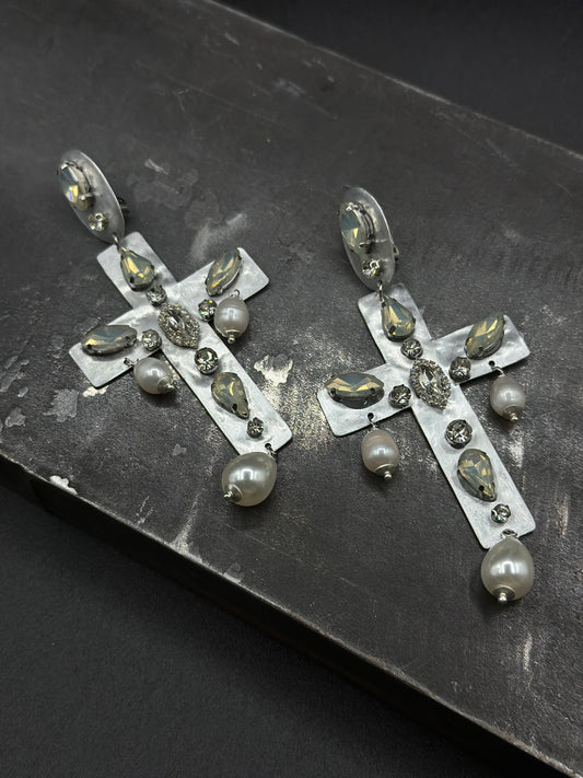 Orecchini big cross