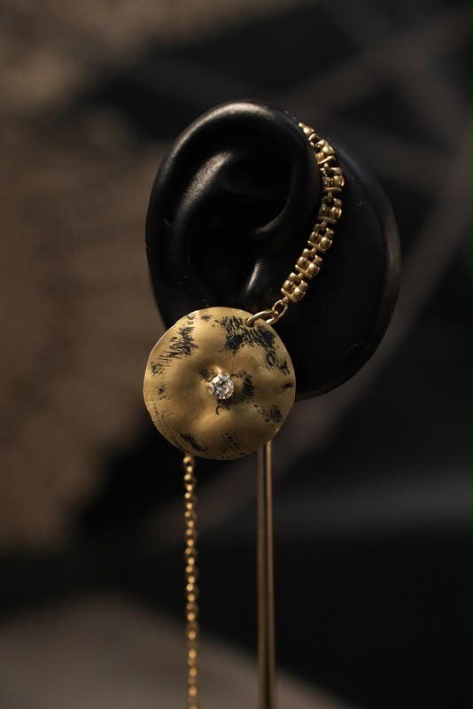 Mono orecchino “Kaan chain”