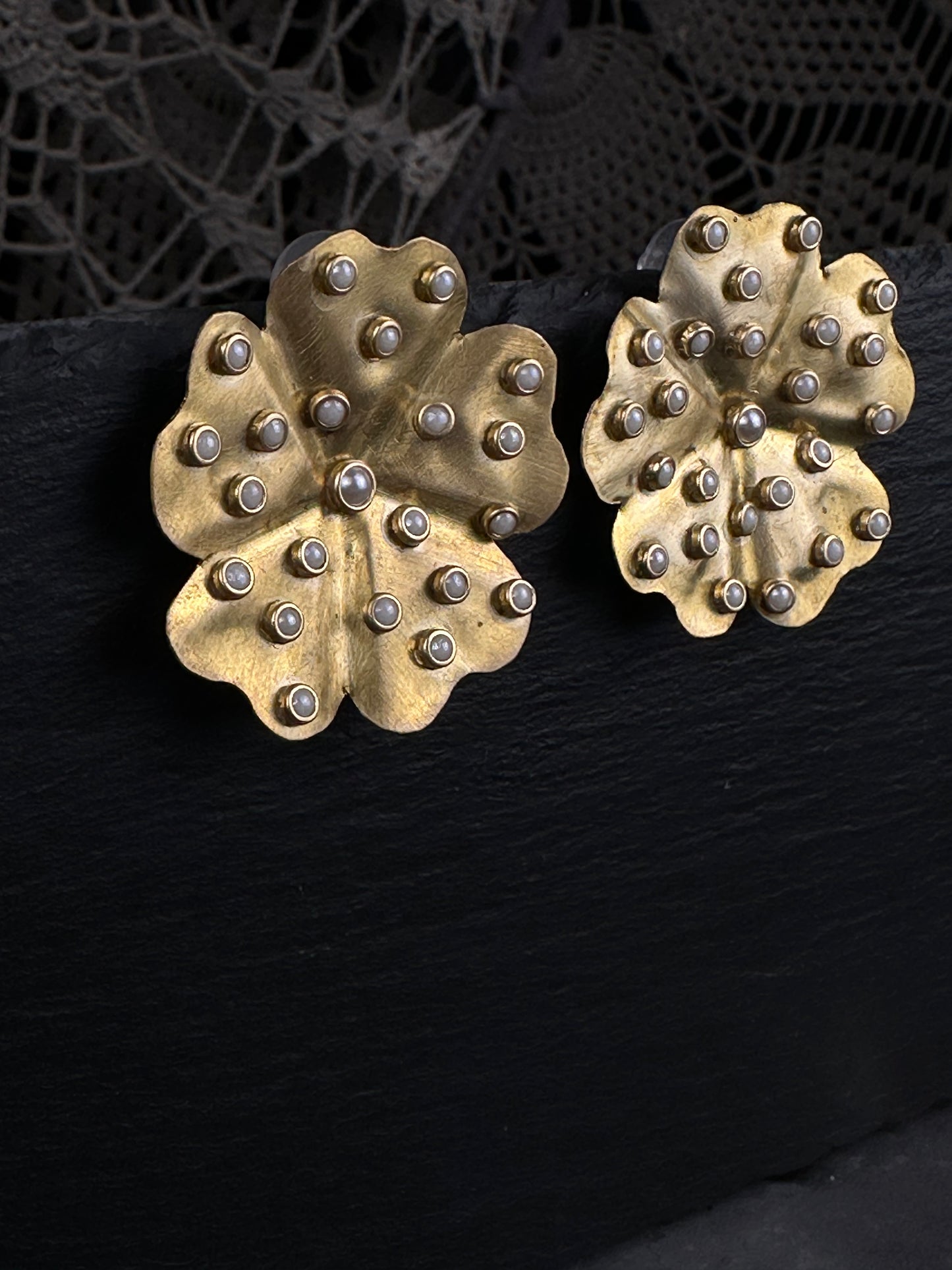 Orecchini Flowers Polka