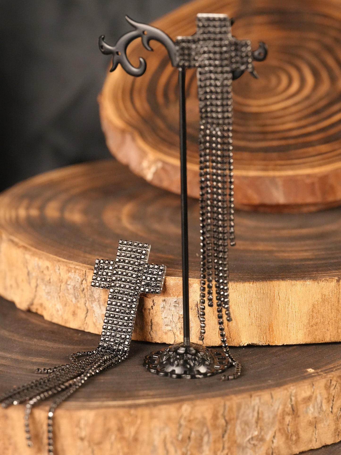 Orecchini Cross Rock