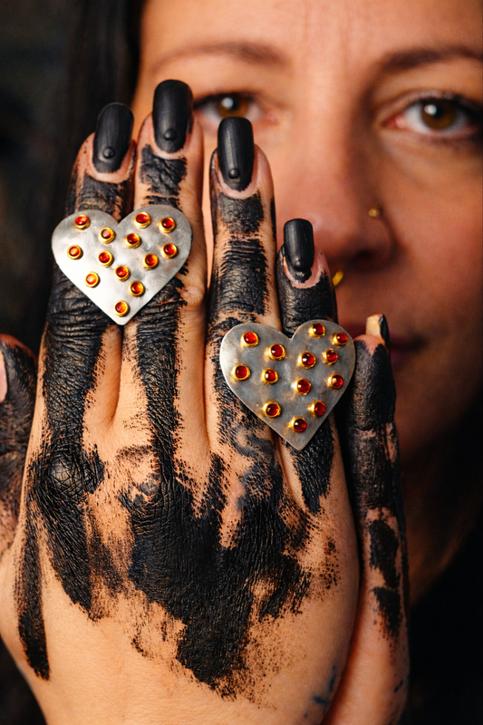 Orecchini Heart Polka