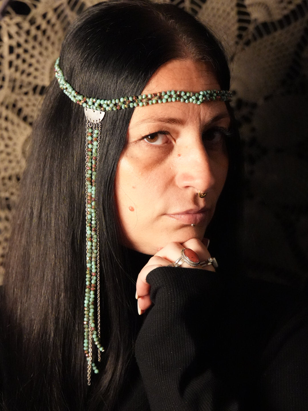 Head chain Art Dèco