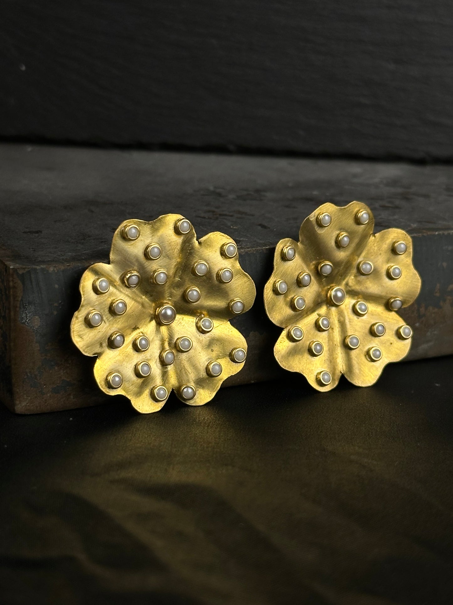 Orecchini Flowers Polka