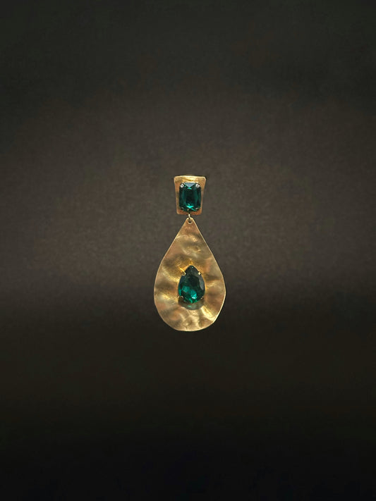 Orecchini oro verde