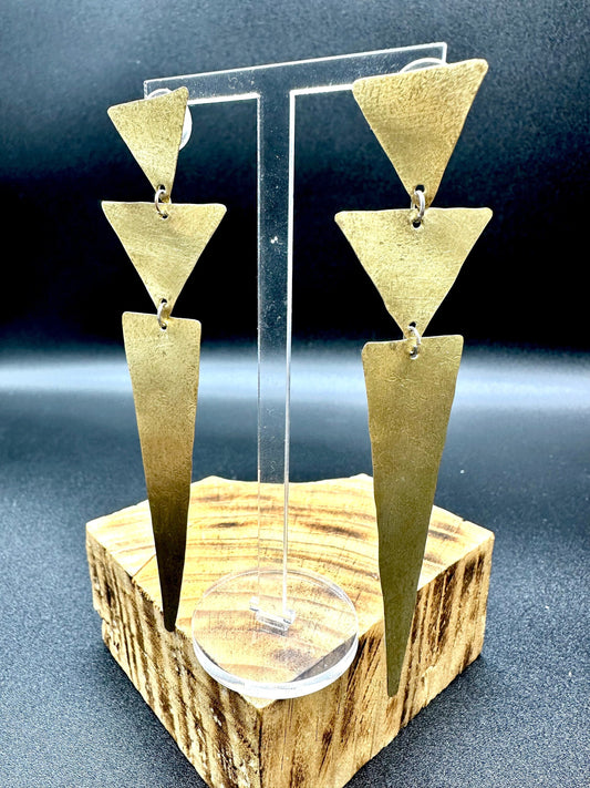 Orecchini triangolo