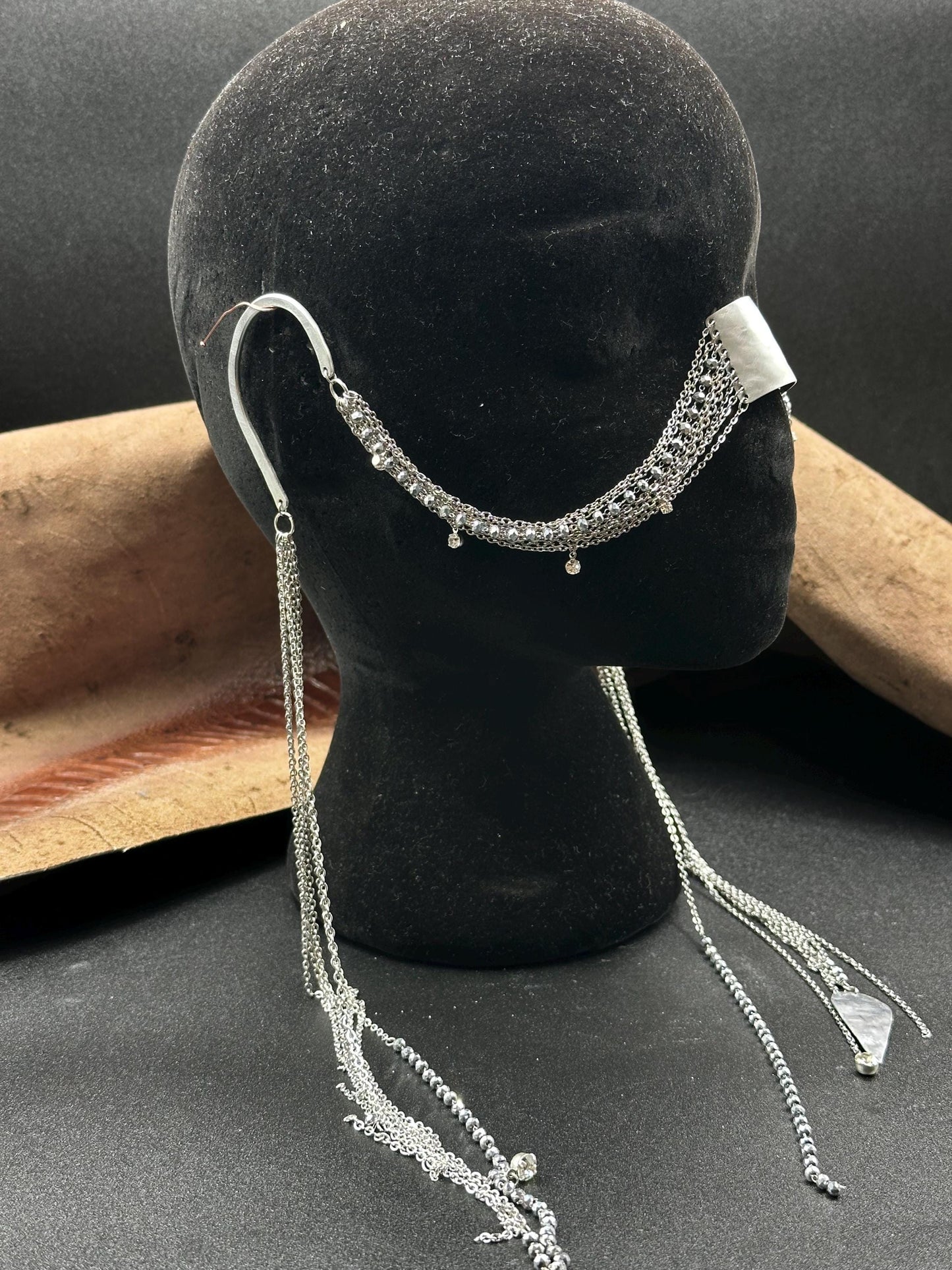 Face Chain Silver Tears