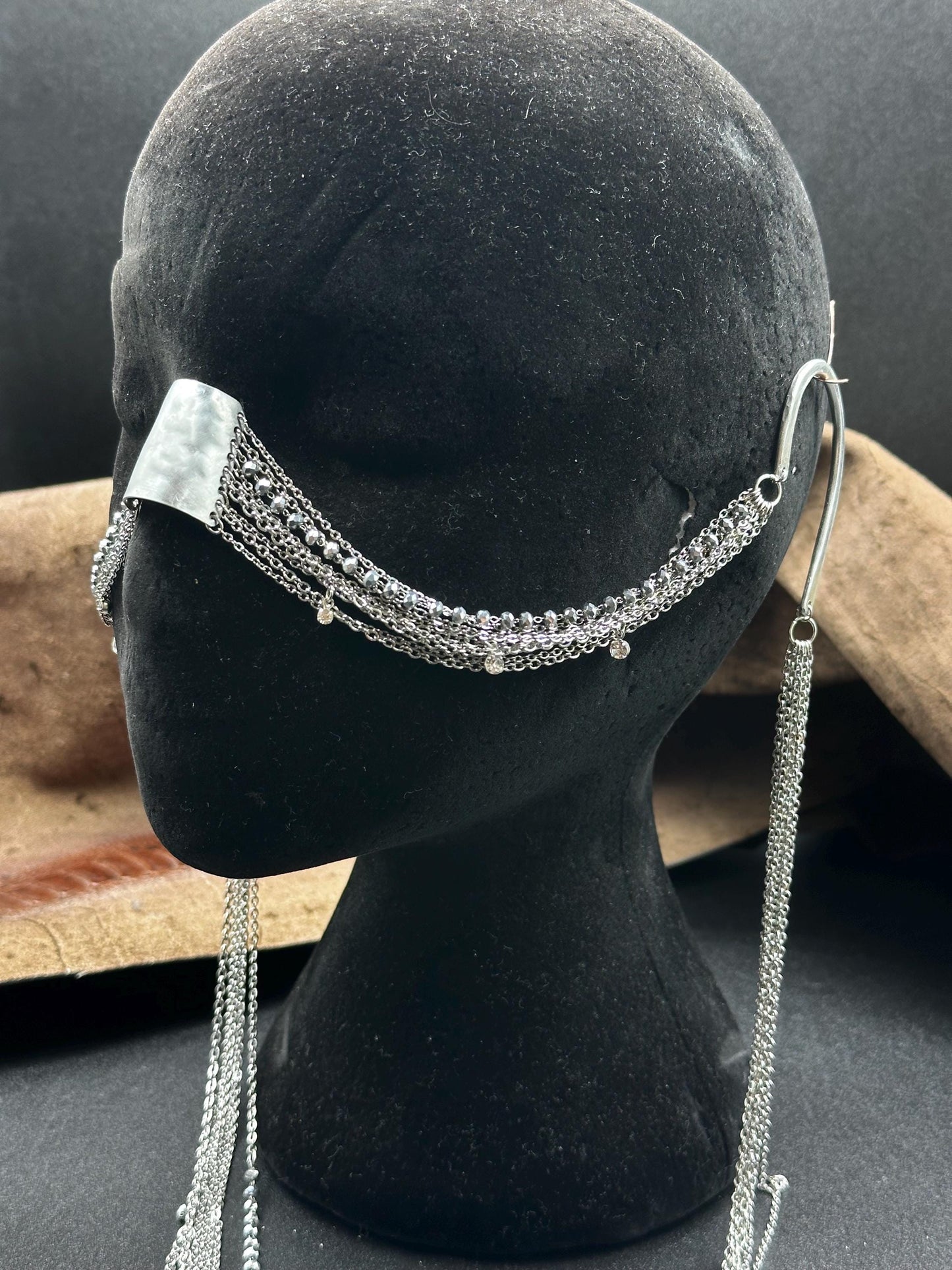 Face Chain Silver Tears