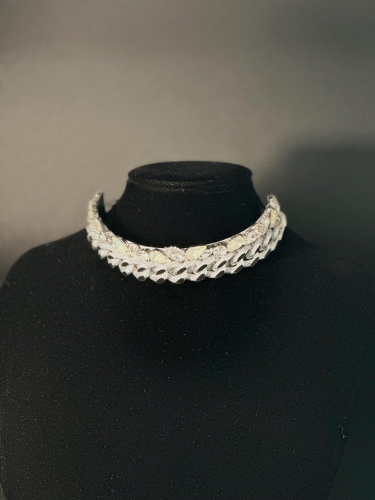 Collana  choker in Alluminio